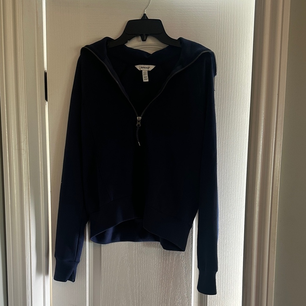 SPANX Navy Women's Hoodie
